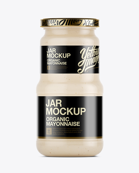 Download Mayonnaise Jar Psd Mockup Best Free Psd Mockups Templates PSD Mockup Templates