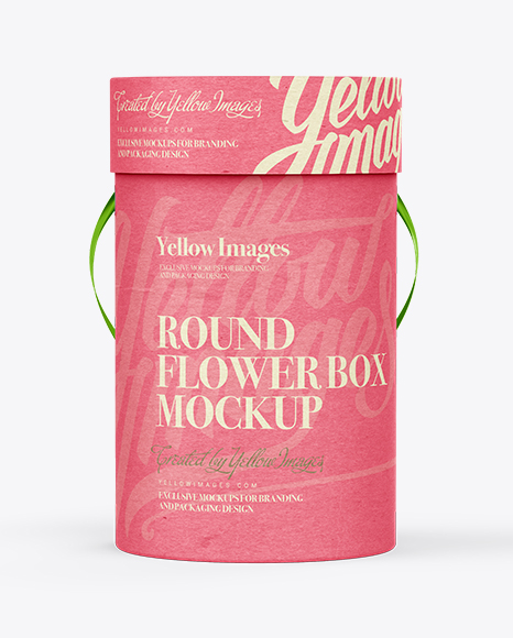 Download Round Cardboard Box Mockup Front View Packaging Mockups Free Packaging Template Psd Mockup Yellowimages Mockups