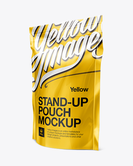 Stand Up Pouch With Zipper Mockup 3 4 View Packaging Mockups New Free Download Packaging Mockups