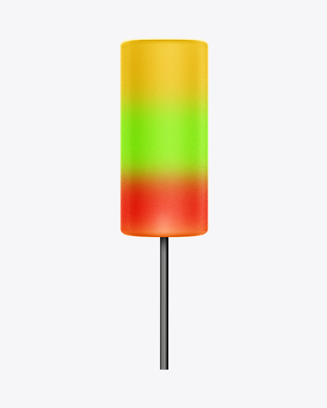 Download Popsicle w/ Plastic Stick Mockup in Packaging Mockups on Yellow Images Object Mockups