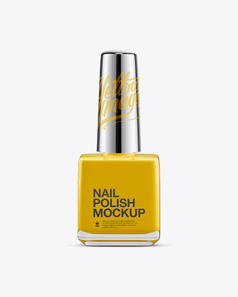 Download Glossy Nail Polish Square Bottle W Chrome Cap Mockup Object Mockups 100 Best Download Mockups In Psd Ai Eps Png For Free Images