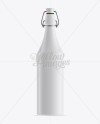 Download White Glass Bottle W/ Flip-Top Cap Mockup in Bottle ...