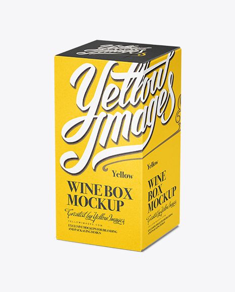 White Paper Wine Box - 70° Angle