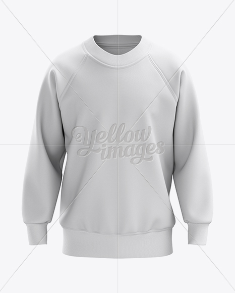 Download Sweatshirt Mockup - Front View in Apparel Mockups on Yellow Images Object Mockups