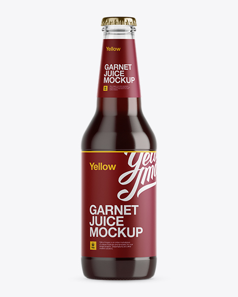 330ml Garnet Juice Bottle Mockup Packaging Mockups Free Psd Mockup Template