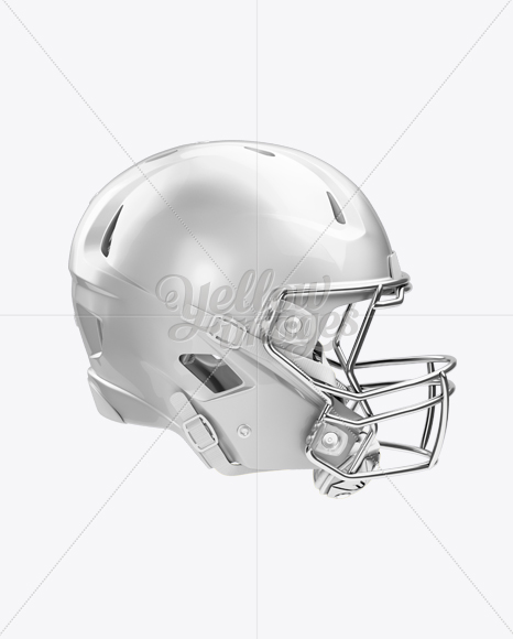 Download American Football Helmet Mockup - Right View in Apparel ...