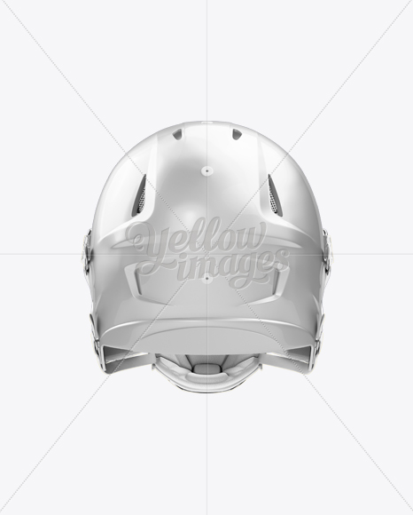 Download American Football Helmet Mockup - Back View in Apparel ...