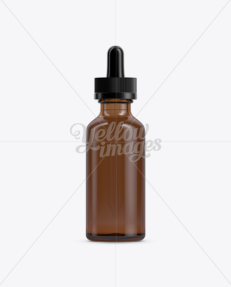 Download Amber Glass Dropper Bottle Mockup in Bottle Mockups on Yellow Images Object Mockups