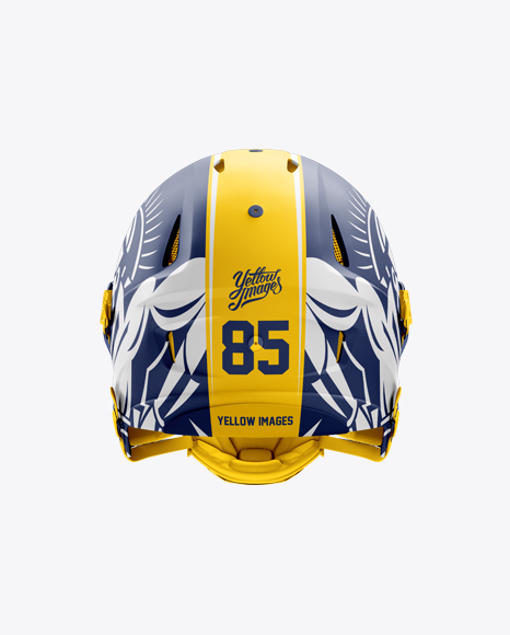 Download Free Matte American Football Helmet Psd Mockup Back View Best Free 3d Psd Mockups Templates SVG Cut Files