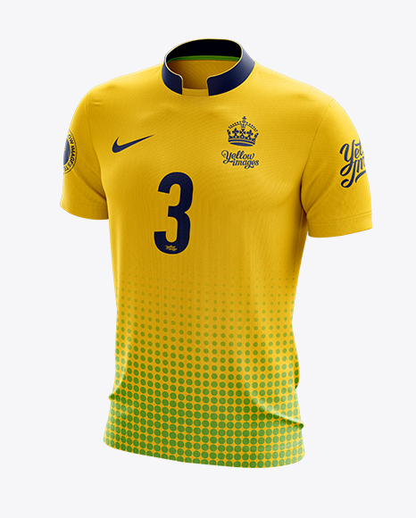 Download Soccer T Shirt Mockup Halfside View Object Mockups Free Psd Mockup Best Design