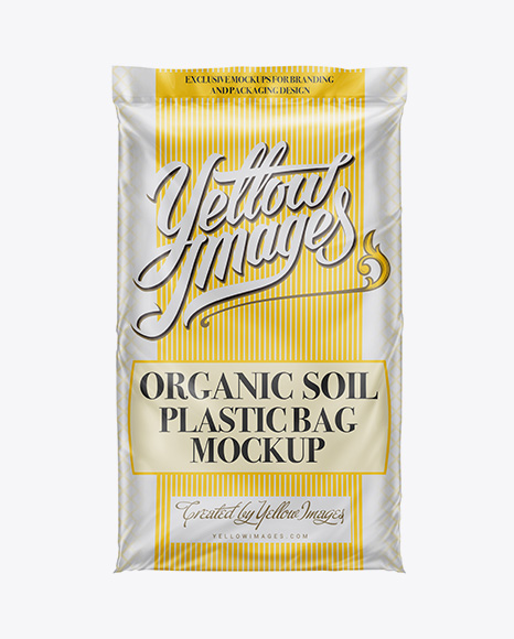 Download Plastic Bag W/ Organic Soil Mockup (2 cbft) in Bag & Sack ...
