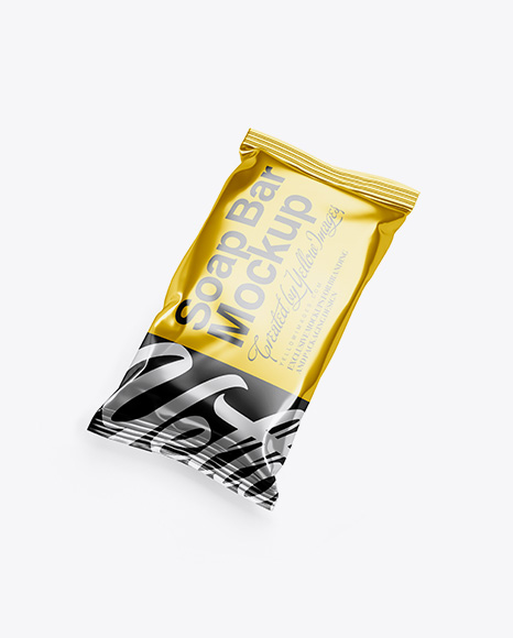 Download Glossy Metallic Soap Bar Mockup Packaging Mockups Psd Templates Envelope PSD Mockup Templates