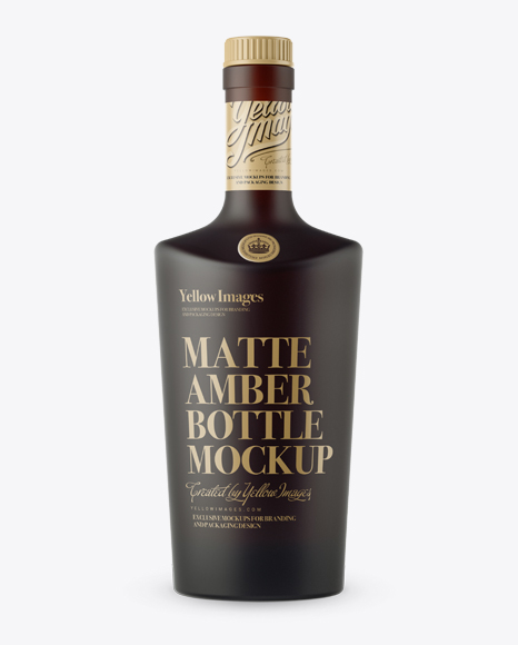 Download Download Psd Mockup Alcohol Amber Glass Beverage Bottle Bottle Mockup Bung Cognac Cork Drink Mockups Exclusive Yellowimages Mockups