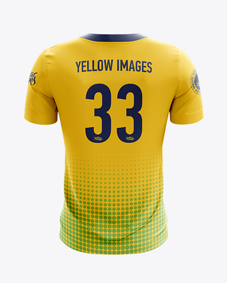 Download Download Soccer T-Shirt Mockup - Back View Object Mockups ...