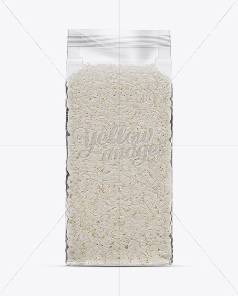 Download Rice Vacuum Plastic Bag Mockup in Flow-Pack Mockups on Yellow Images Object Mockups