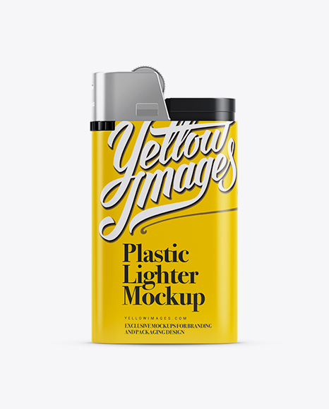 Plastic Cigarette Lighter Psd Mockup Logo Mockup Templates Psd Vector