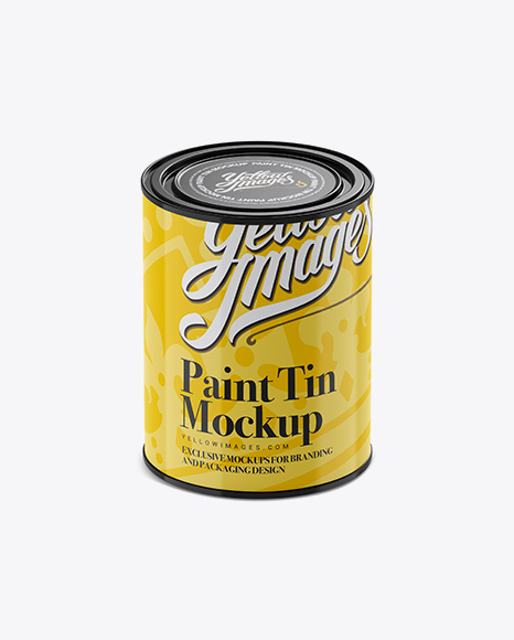 1L Paint Tin Mockup – PSD Mockups Template