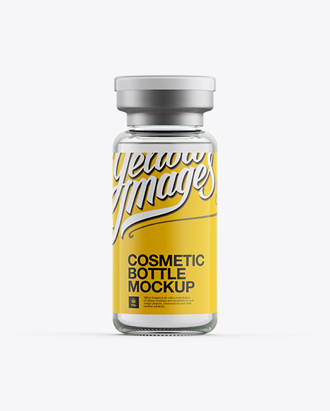 Free Glass Cosmetic Bottle W Flip Off Cap Mockup New Psd Mockups Free Download