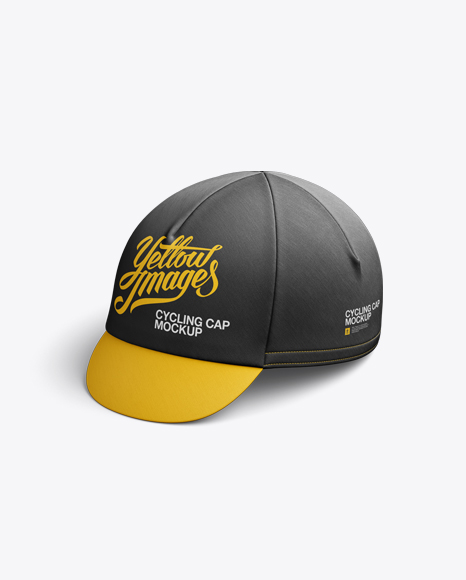 Cycling Cap Mockup Halfside View Best Free Download Templates Packaging Mockups