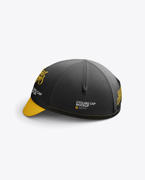 Cycling Cap Psd Mockup Left Side View Best Mockup Packaging Psd