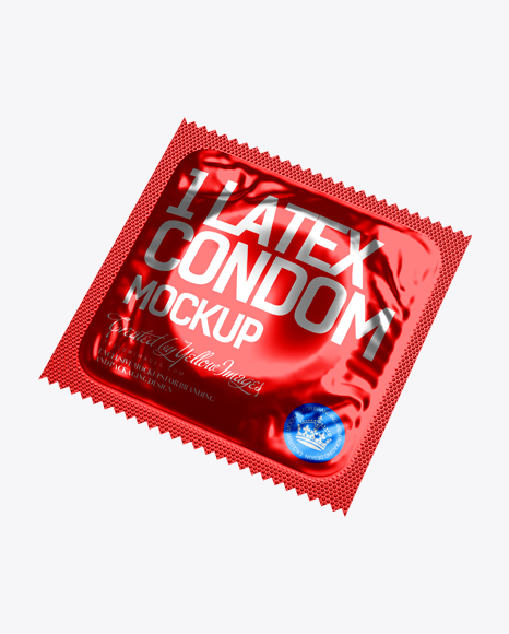 Download Square Metallic Condom Sachet Halfside View Packaging Mockups Mobile Mockups Psd Download