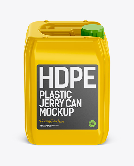 Download 10l Plastic Jerry Can Psd Mockup Front View Best Quality Download 3546576800 Psd Mockup Product Yellowimages Mockups