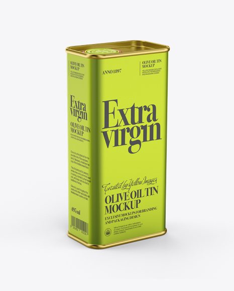 Download Olive Oil Tin Can Psd Mockup Half Side View Best Quality Download 34555688 Psd Mockup Product PSD Mockup Templates