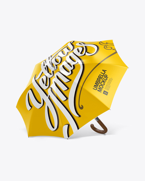 Download Glossy Umbrella Psd Mockup Psd Text Effects Templates Yellowimages Mockups