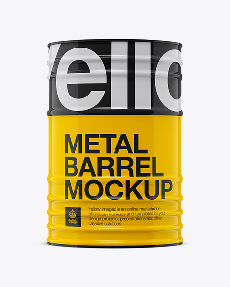 Download 200l Metal Barrel Mockup Front View Eye Level Shot Object Mockups Free Download Premium Free Psd Exclusive Logo Mockups