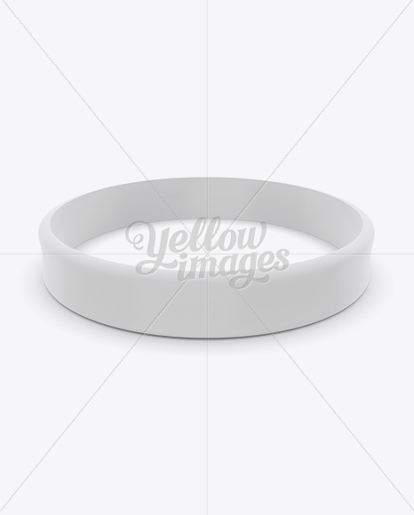 Download Silicone Wristband Mockup in Apparel Mockups on Yellow ...
