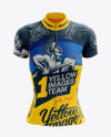 Download Women's Cycling Jersey Mockup (Front View) in Apparel ...