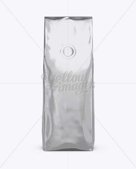 Download 250g Foil Coffee Bag With Valve Mockup - Front View in Bag ...