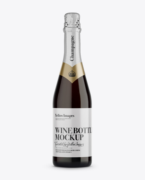Download Dark Red Champagne Bottle Hq Mockup Front View Black Matte Champagne Bottle Hq Mockup Front View Yellowimages Mockups