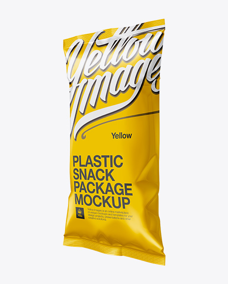 Download Free Plastic Snack Package Mockup Halfside View Creativemarket Free Psd Mockup Templates