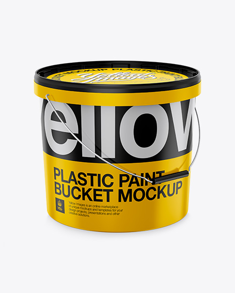 Download Download Plastic Paint Bucket Mockup Halfside View Object Mockups Free Psd Mockups Design And Mockup Templates PSD Mockup Templates