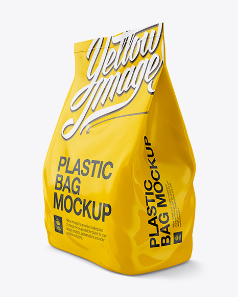 Plastic Soap Powder Bag Psd Mockup Halfside View Free 5006554 Psd Mockups Downloads