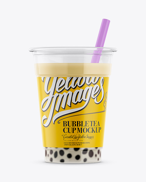 Original Bubble Tea Cup Psd Mockup Mockup Psd Free Responsive Web Design