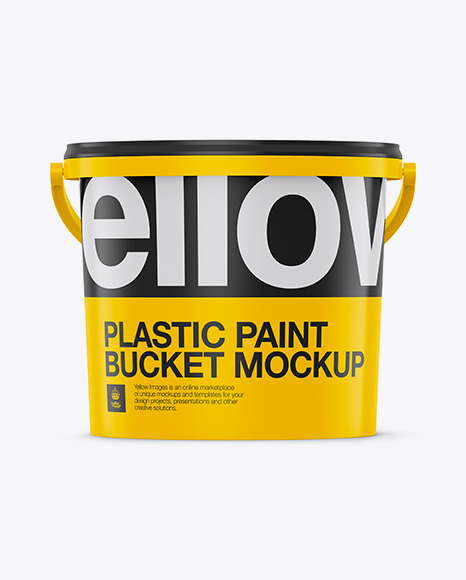 Download Plastic Bucket Mockup Front View Eye Level Shot Packaging Mockups Free Original Mockups Fonts PSD Mockup Templates