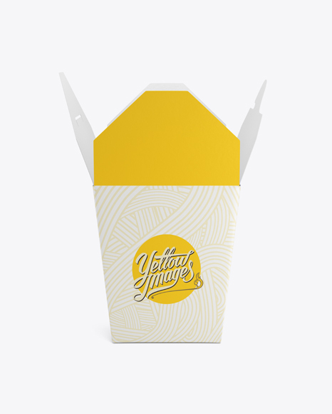 Download Opened Noodles Box Mockup in Box Mockups on Yellow Images ...