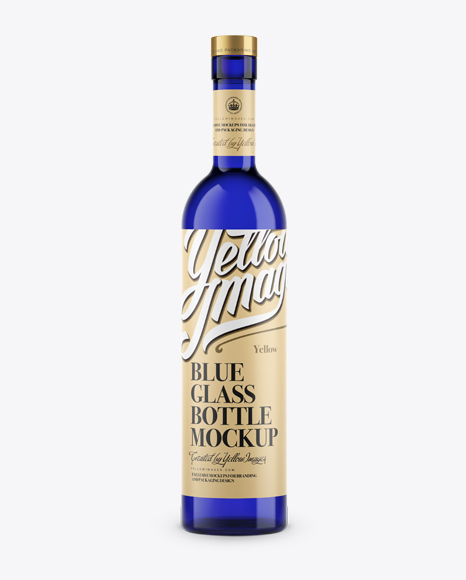 Download Matte Liquor Bottle Mockup Front View Blue Glass Oslo Plate Tequila Bottle Withshrink Band Mockup 50ml Yellowimages Mockups