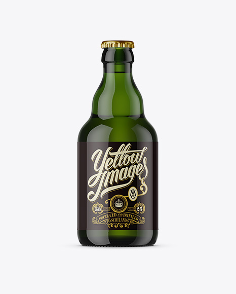 Download Download Psd Mockup 330ml Beer Beer Bottle Beverages Bottle Cider Drink Exclusive Mockup Glass Green Green Yellowimages Mockups