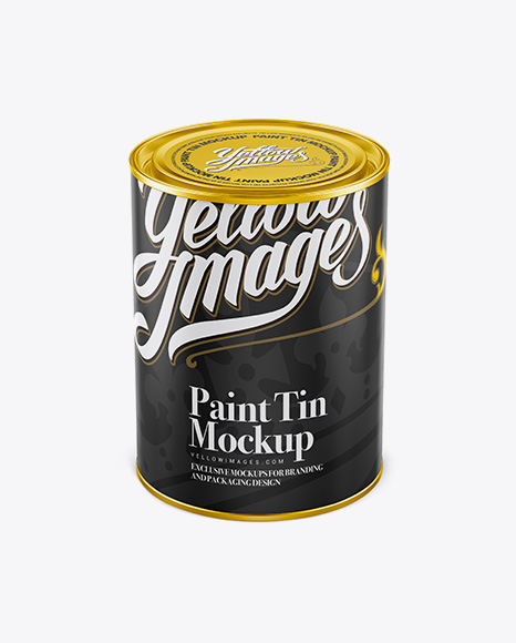 Download Paint Tin Psd Mockup High Angle Shot Mockup Raglan Psd Gratis PSD Mockup Templates