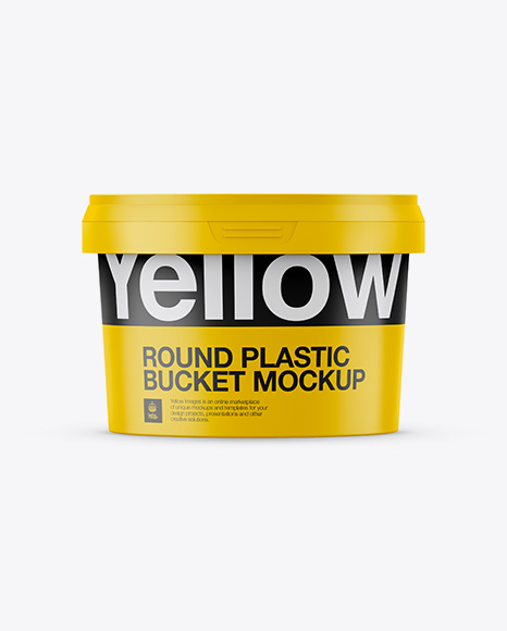 Download Round Plastic Bucket Mockup Eye Level Shot Object Mockups Free Download Premium Free Psd Exclusive Logo Mockups
