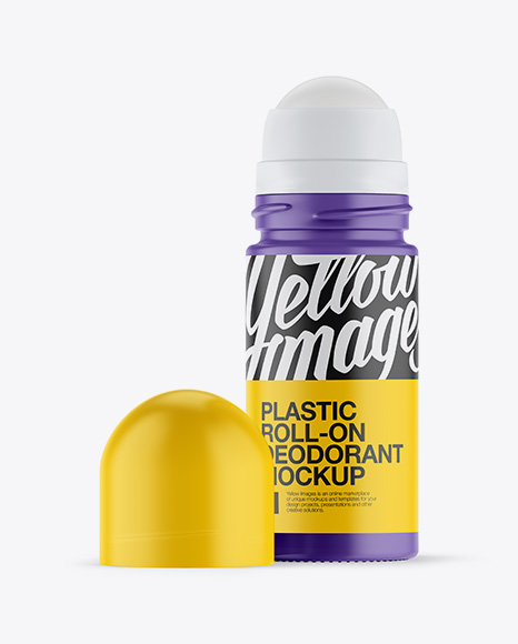 Download Open Plastic Matte Roll On Deodorant Mockup Mockup All Download PSD Mockup Templates
