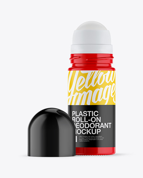 Download Open Plastic Glossy Roll-On Deodorant Mockup - SVG Studio Free Download