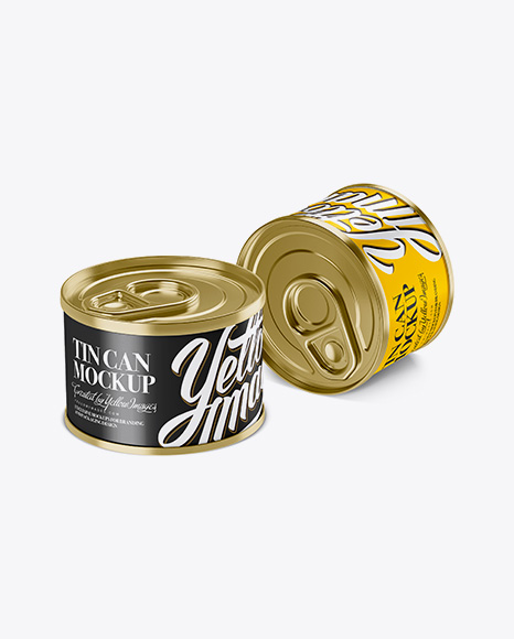 Two Tin Cans Mockup