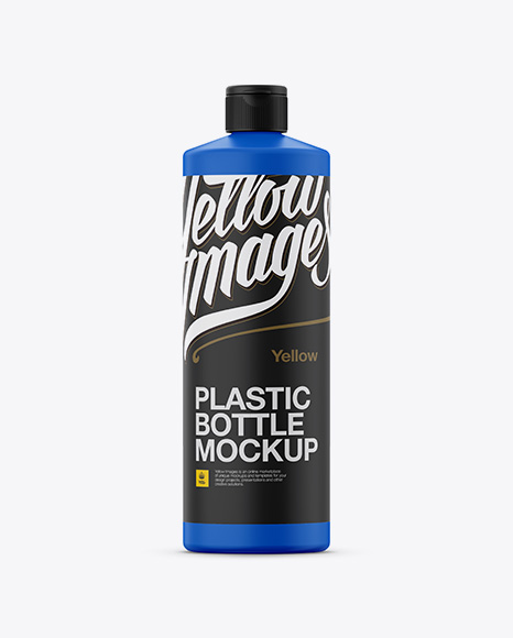 Plastic Bottle With Matte Finish Psd Mockup Free Psd Mockups A5 Download