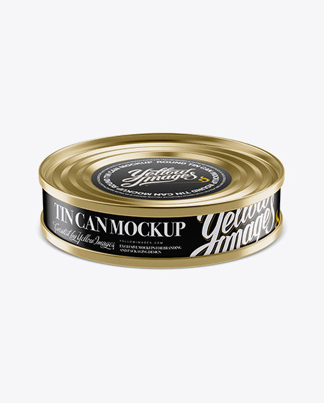 Fish Tin Can PSD Mockup