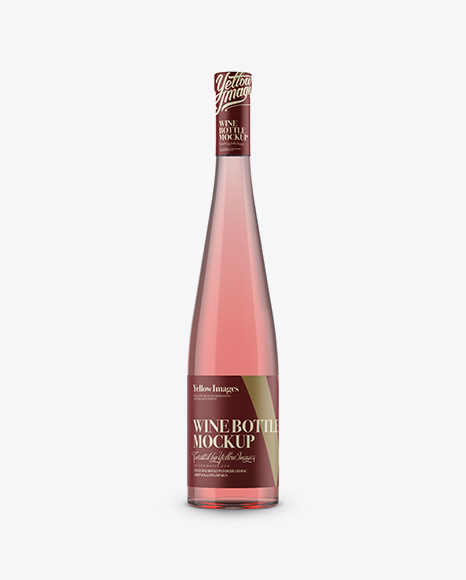Download Free Glass Pink Wine Bottle Mockup All The Templates You Can Download Psd Mockups Yellowimages Mockups