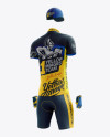 Download Men's Full Cycling Kit Mockup (Hero Back Shot) in Apparel ...
